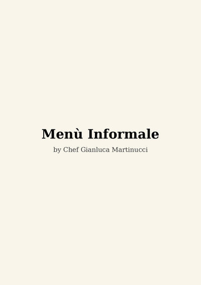 Casual Event Menu (PDF)