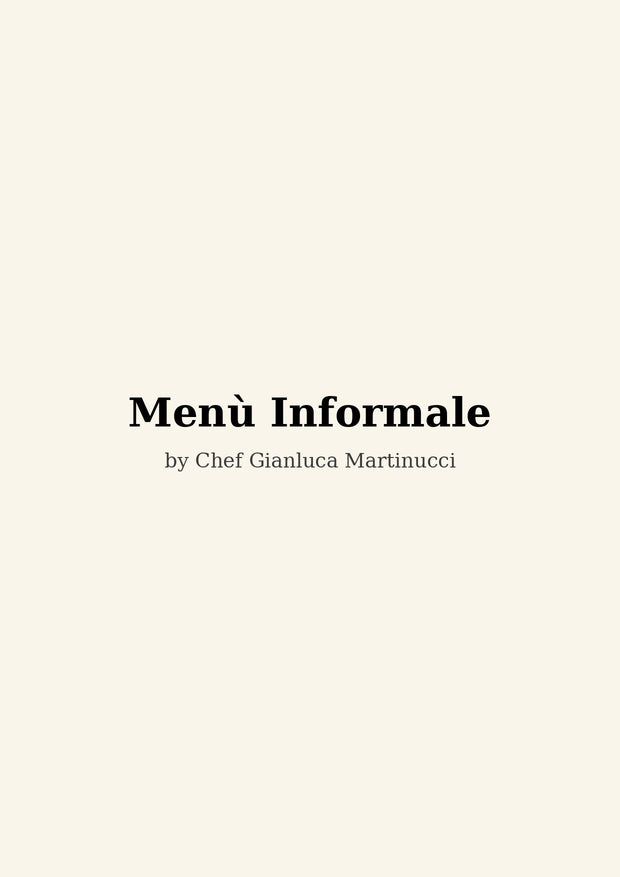 Casual Event Menu (PDF)