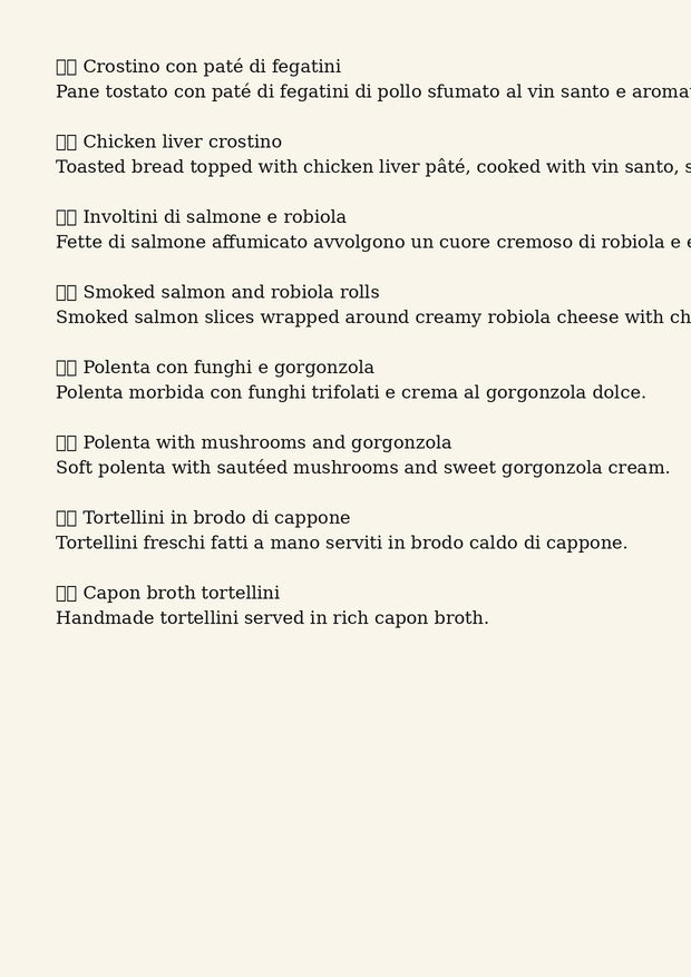 Holiday Menu – Christmas & Occasions (PDF)